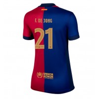 Zenski Nogometni Dres Barcelona Frenkie de Jong #21 Domaci 2024-25 Kratak Rukav